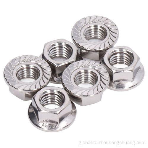 Stainless Nutserts Supply Stainless Steel Hexagon Flange Nut inventory stock Factory